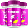 Image of Stomax Gold Probiotic Gut Health Formula Enhance Digestive Function (3 Pack - 180 Capsules)