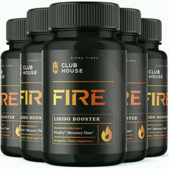 (5 Pack) Clubhouse Fire Male Supplement 300 Capsules