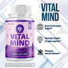 Image of (3 Pack) Vital Mind Nootropic All Natural Brain Supplement VitalMind 180 Capsule