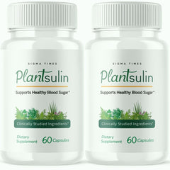 (2 Pack) Plantsulin Supplement Pills 120 Capsules