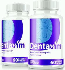 (2 Pack) Dentavim Pills Supplement Advanced Dental Support 120 Capsules - ARMOLEY