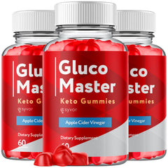 (3 Pack) Gluco Master ACV Gummy Advanced Formula Vitamin GlucoMaster 180 Gummies