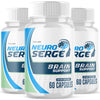 Image of (3 Pack) Neuro Serge Nootropic Natural Brain Supplement NeuroSerge 180 Capsules