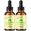 Image of (2 Pack) Lungvita Drops Advanced Lungs Support Formula Lung Vita 60 Servings