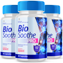 Bio Soothe Pro, BioSoothe Premium Nerve Pain Formula 180 Capsules (3 Pack)