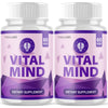 Image of (2 Pack) Vital Mind Nootropic All Natural Brain Supplement VitalMind 120 Capsule