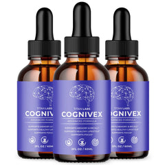 (3 Pack) Cognivex Nootropic Brain Health Support Drops Cogni Vex 90 Servings