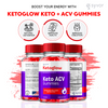 Image of (3 Pack) Keto Glow ACV Gummies 1000MG KetoGlow Formula Max Vitamin 180 Gummies
