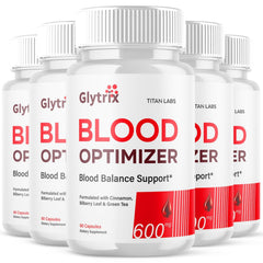 (5 Pack) Glytrix Pills Advanced Blood Support Supplement Gly Trix 300 Capsules