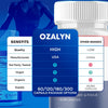 Image of (5 Pack) Ozalyn Advanced Energy & Fitness Formula Vitamin Oza Lyn 300 Capsules