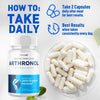 Image of (3 Pack) Arthronol Joint Support Advanced Formula Supplement Arthro Nol 180 Caps