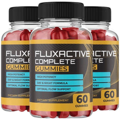 3-Pack Fluxactive Complete Gummies Flux Active Complete Max Strength-180 Gummies