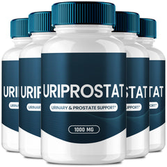 (5 Pack) Uriprostat Capsules, Uri Prostat Urinary and Prostate Support Formula