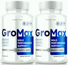 (2 Pack) Gromax Supplement Pills 120 Capsules