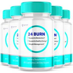 24 Burn Advanced Burner Formula Natural Energy and Fitness Support 300 Capsules (5 Pack)