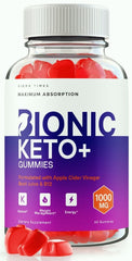 Bionic Keto + ACV Gummies to Support Weight Loss and Energy Levels 60ct