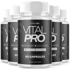 (5 Pack) Vital Pro Advanced Male Support Vitamin Supplement VitalPro 300 Capsule