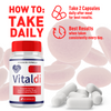 Image of Vitaldi Blood Pills Advanced Support Glycogen Supplement (3 Pack-180 Capsules)