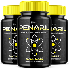 (3 Pack) Penaril Pills for Men Maximum Strength Formula Supplement 180 Capsules