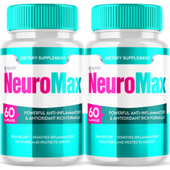 (2 Pack) NeuroMax Pills Natural Formula Brain Supplement 120 Capsules