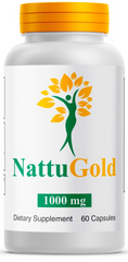 Nattu Gold Weight Loss Pills, NattuGold Supplement Capsules ( 1 pack 60 caps)