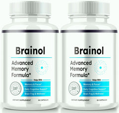 (2 Pack) Brainol Supplement Advanced Memory Formula for Ultimate Brain Optimization 120 Capsules