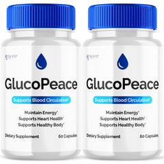 GlucoPeace Blood Support Gluco Peace Glycogen Supplement (2 Pack - 120 Capsules)
