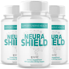 (3 Pack) Neura Shield Nootropic Nerve Support Supplement NeuraShield 180 Capsule