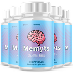 Memyts Nootropic All Natural Max Formula Brain Supplement (5 Pack - 300 Capsules)