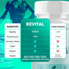 Image of (5 Pack) Revital Advanced Energy & Fitness Formula Supplement Revi Tal 300 Caps