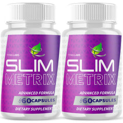 (2 Pack) Slim Metrix Advanced Energy & Fitness Formula SlimMetrix 120 Capsules