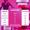 Image of (3 Pack) Gumitide ACV Gummys 1000MG Advanced Gumi Tide Supplement 180 Gummies