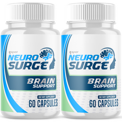 Neuro Surge Nootropic All Natural Super Brain Supplement (2 Pack - 120 Capsule)