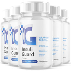 (5 Pack) Insuli Guard Advanced Blood Health Supplement InsuliGuard 300 Capsules