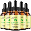 Image of (5 Pack) Lungvita Drops Advanced Lungs Support Formula Lung Vita 150 Servings