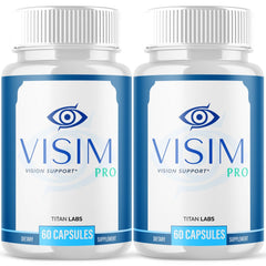 (2 Pack) Visim Pro Support Healthy Eye Vision & Function VisimPro 120 Capsules