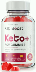 X10 Boost Keto + ACV Weight Loss 60 Gummies