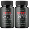 Image of (2 Pack) Steel Power Advanced Male Health Support Supplement SteelPower 120 Capsules