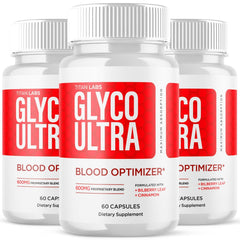 (3 Pack) Glyco Ultra Advanced Blood Health Support Supplement GlycoUltra 180 Capsules