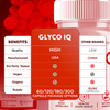 Image of (3 Pack) Glyco IQ Advanced Blood Health Support Supplement GlycoIQ 180 Capsules