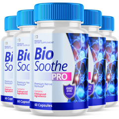 Bio Soothe Pro, BioSoothe Premium Nerve Pain Formula 300 Capsules (5 Pack)