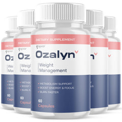 (5 Pack) Ozalyn Advanced Energy & Fitness Formula Vitamin Oza Lyn 300 Capsules