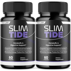 (2 Pack) Slimtide Advanced Energy And Fitness Supplement Slim Tide 120 Capsules