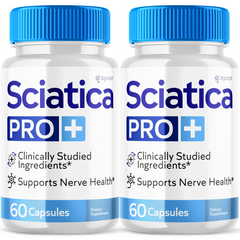 Sciatica Pro + Advanced Support Formula Maximum Strength Vitamin (2 Pack - 120 Capsules)