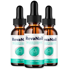 (3 Pack) RevaNail Drops, Support All Skin Types and Nails Reva Nail 90 servings