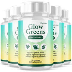 (5 Pack) Glow Greens Probiotic For Gut Health & Digestive Function 300 Capsules