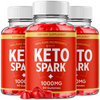 Image of (3 Pack) Keto Spark ACV Gummies 1000MG KetoSpark Formula Max Vitamin 180 Gummies
