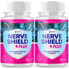 Image of (2 Pack) Nerve Shield Nootropic All Natural NerveShield Supplement 120 Capsules