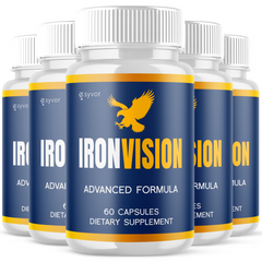 (5 Pack) Iron Vision Pills Support Healthy Eye Function IronVision 300 Capsules