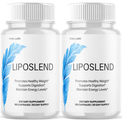 (2 Pack) LipoSlend Pills Advanced Energy & Fitness Supplement Lipo Slend 120 Capsules